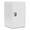 Adiroffice 24in H x 15in W Steel Single Tier Locker in White ADI629-02-WHI